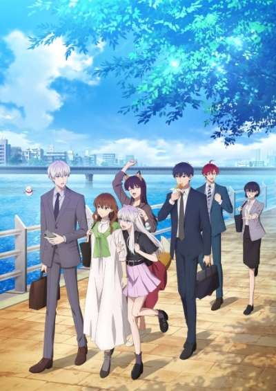 پوستر Koori Zokusei Danshi to Cool na Douryou Joshi