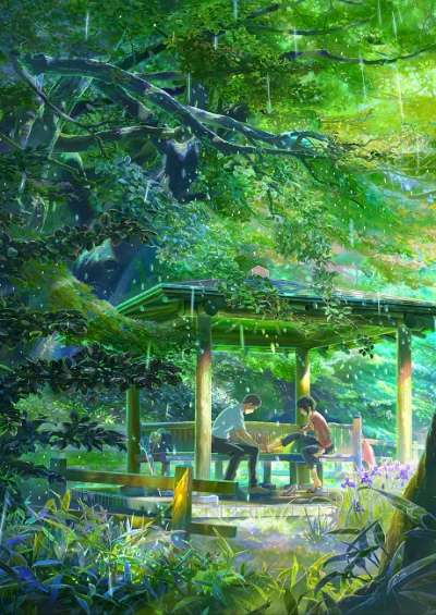 پوستر Kotonoha no Niwa