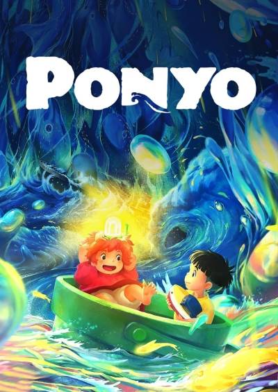 پوستر Ponyo on the Cliff by the Sea